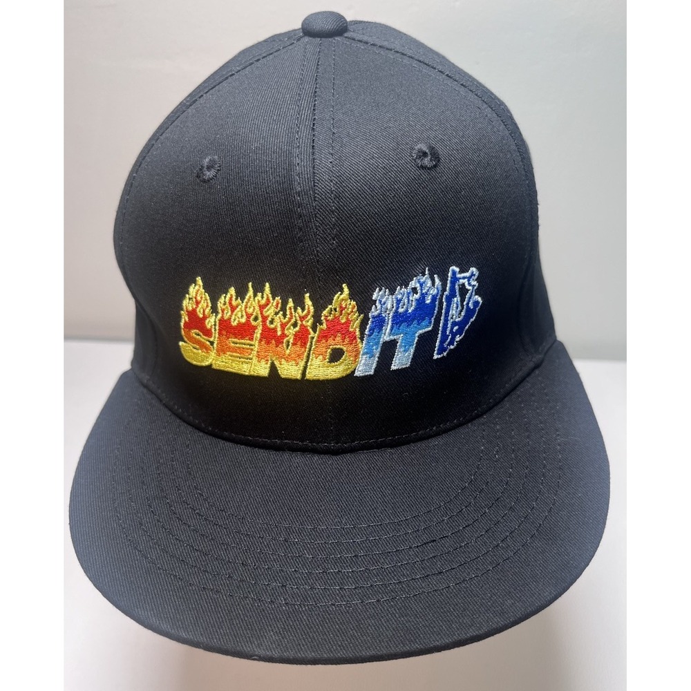 SEND IT Lineman Hat‎ Snapback Flame & Ice – LINECRATE Tribute Powerline Cap